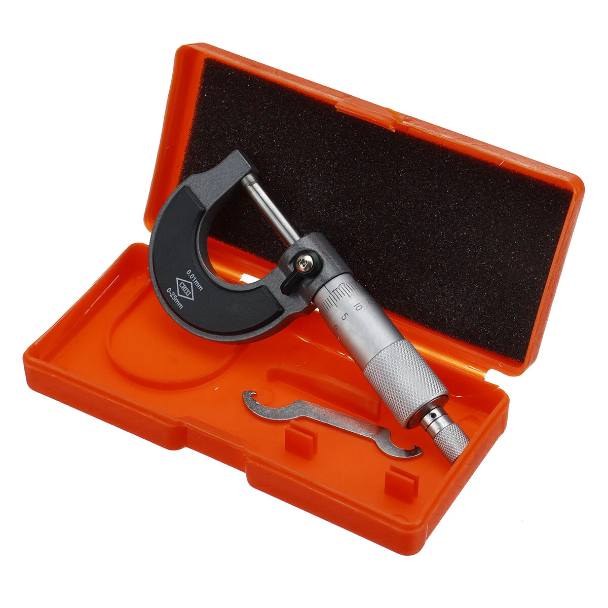 0-25mm 0.01mm Metric Diameter Micrometer Gauge Caliper Tool — view 8