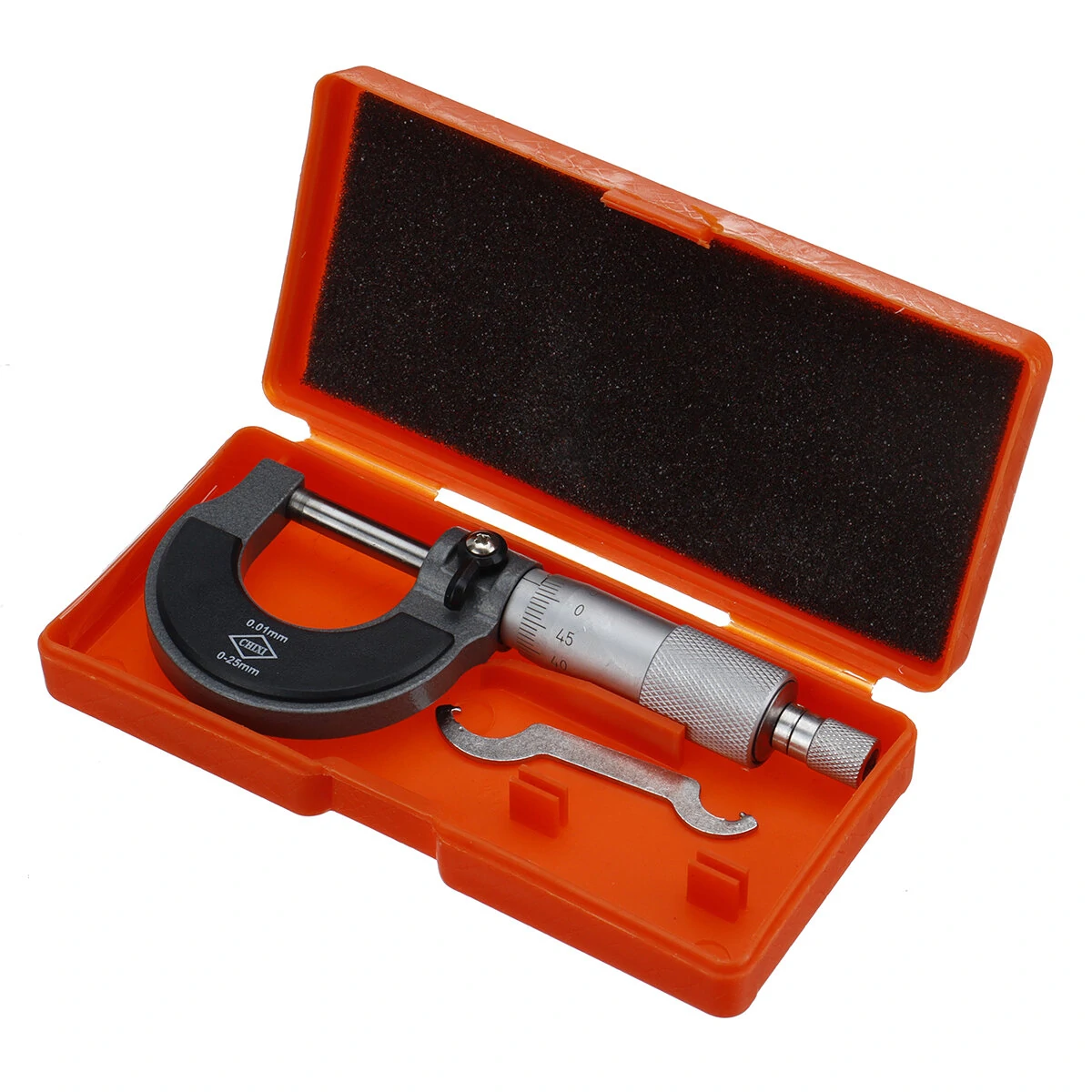0-25mm 0.01mm Metric Diameter Micrometer Gauge Caliper Tool — view 9