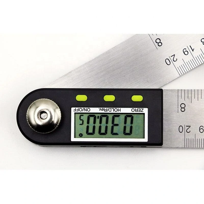 0-500mm 8'' Digital Meter Angle Inclinometer Angle Digital Ruler Electron Goniometer Protractor Angle Finder — view 3