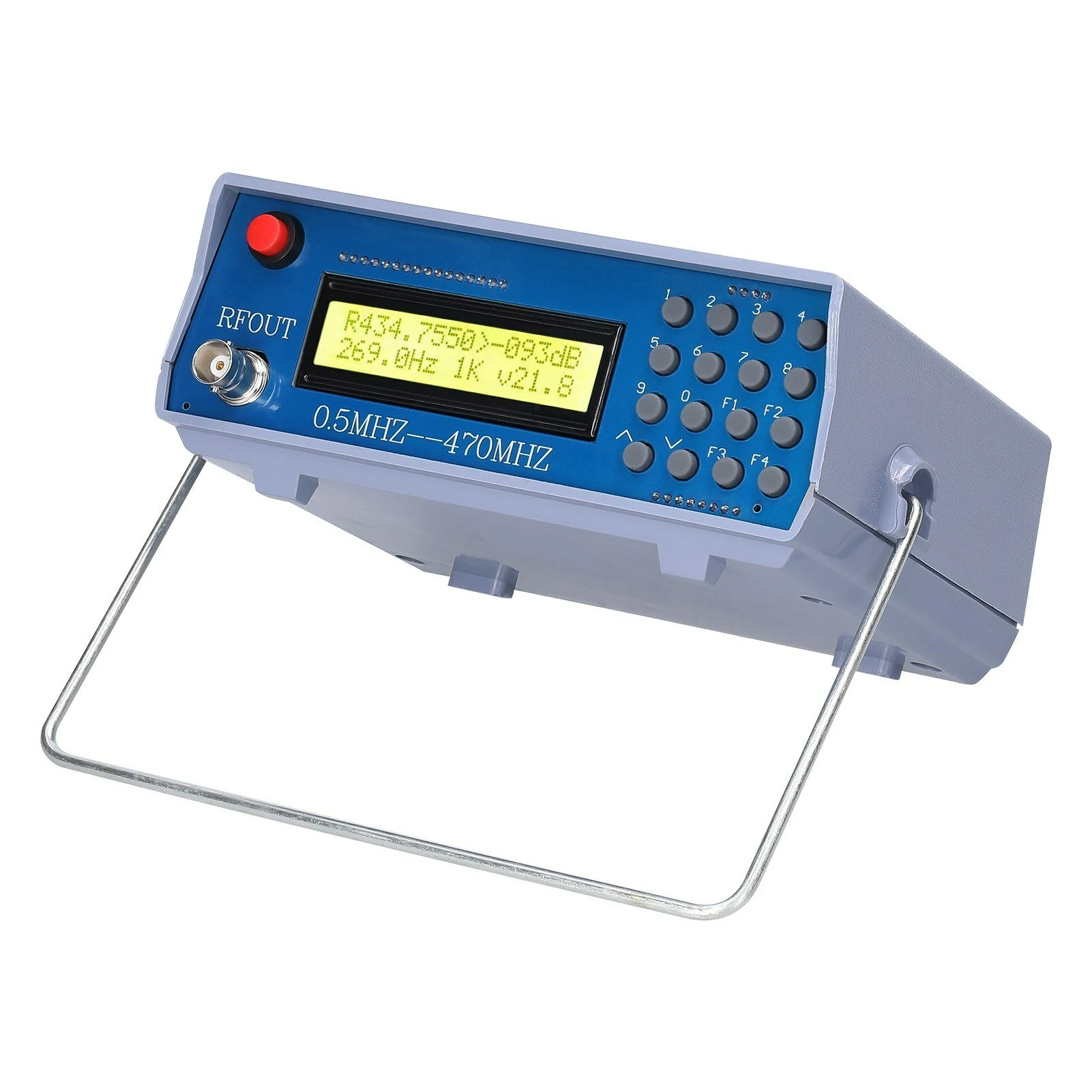 0.5M-470M Radio Frequency Signal Source Generator Practical Debugging Instrument Tester for Frequency Modulation Interphone Built-in 800Hz Tone Modulator — view 3