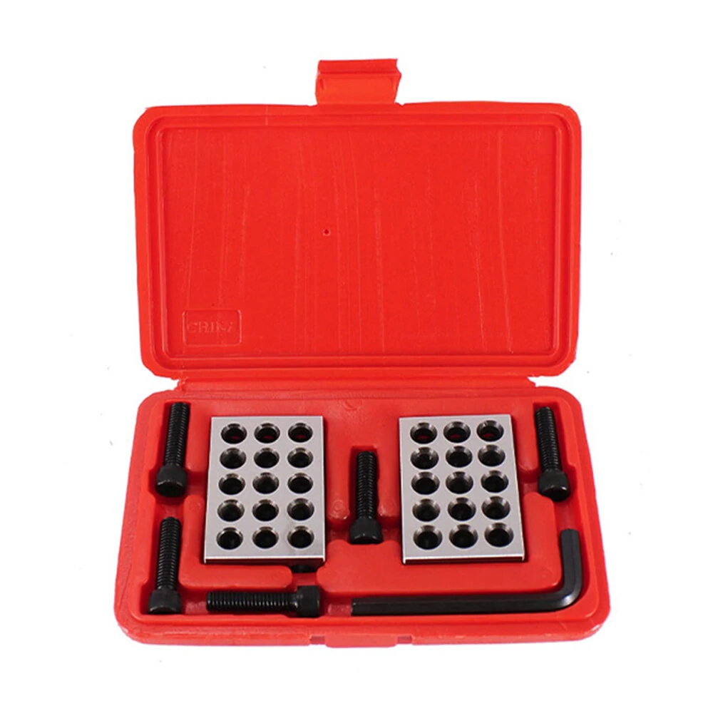 1-2-3" (25-50-75mm) Ultra Precision Parallel Blocks Set 23 Holes Iron Gauge Block Tool Kit — view 2