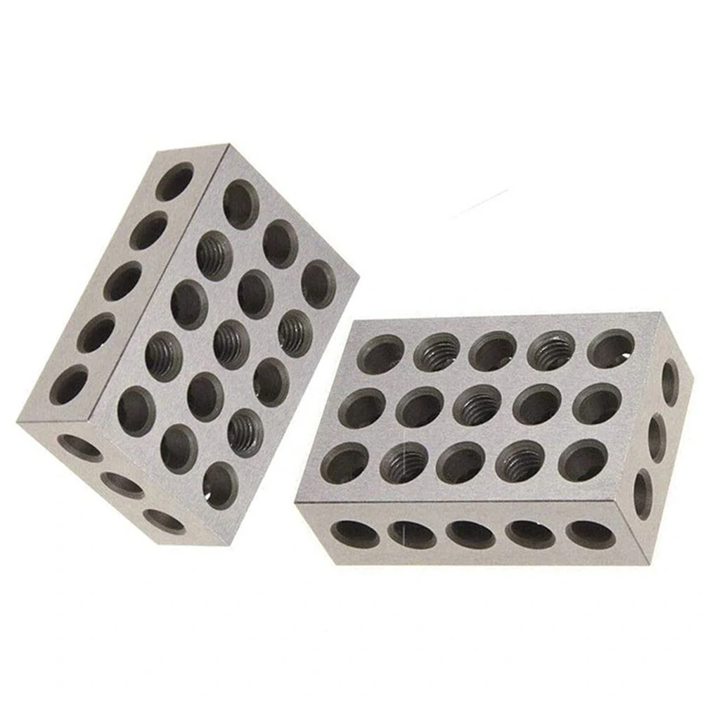 1-2-3" (25-50-75mm) Ultra Precision Parallel Blocks Set 23 Holes Iron Gauge Block Tool Kit — view 3