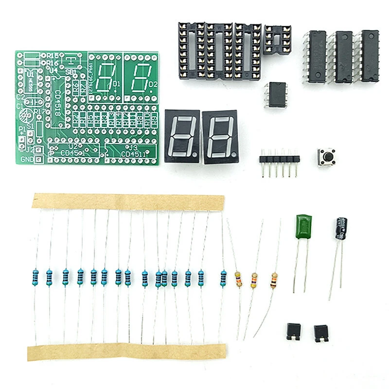 1-99s Countdown Timer DIY Electronic Kit Parts Set — view 2