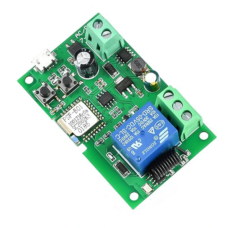 1 Channel Ewelink Wifi RF Switch Module Self-Locking DC 5V 7-32V Wireless APP Remote Control Alexa Googole Smart Home — view 4