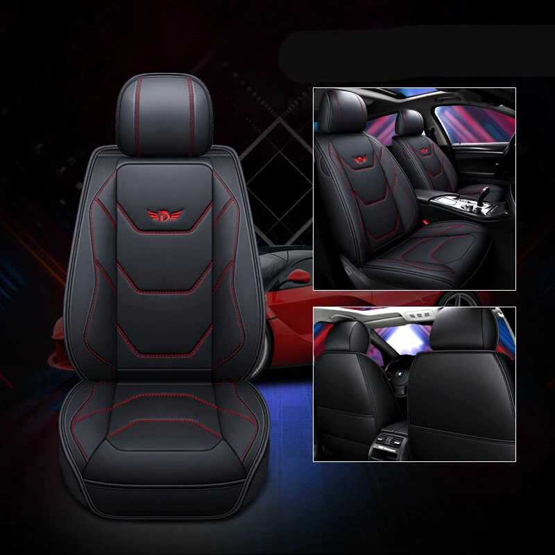1 PC Universal Full Car Seat Mat Cover PU Leather Breathable Cushion Pad — view 4