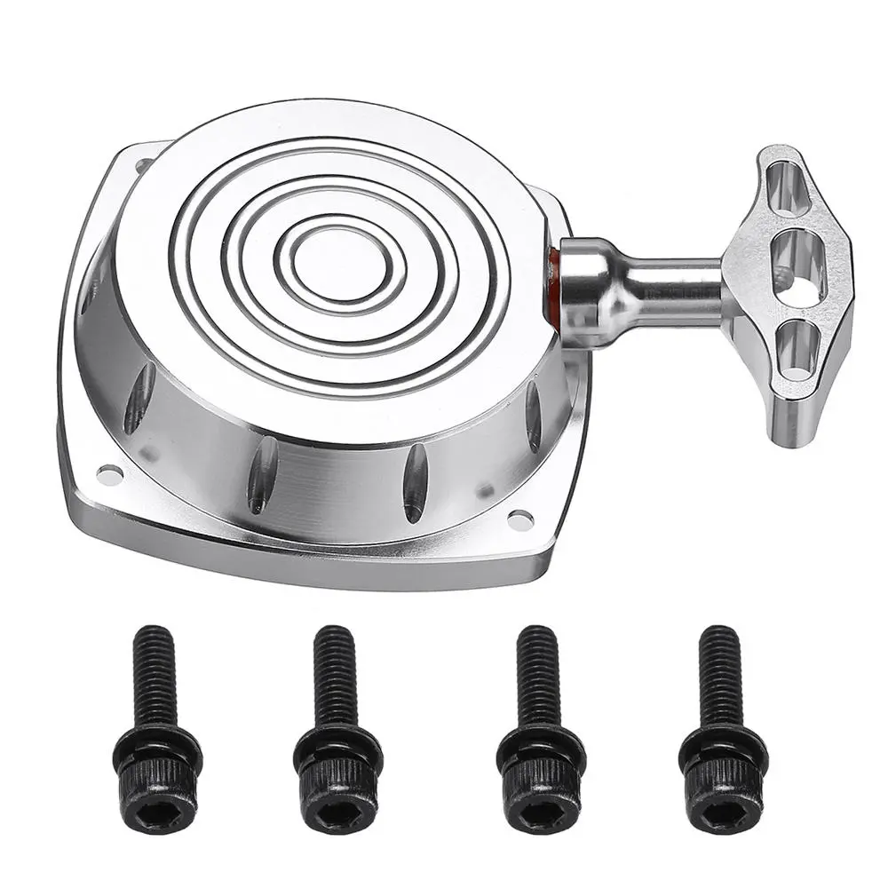 1 Set Rovan 95174 CNC Metal Pull Start Starter w/ Turbine Inside for 29/30.5cc 1 — Pricio