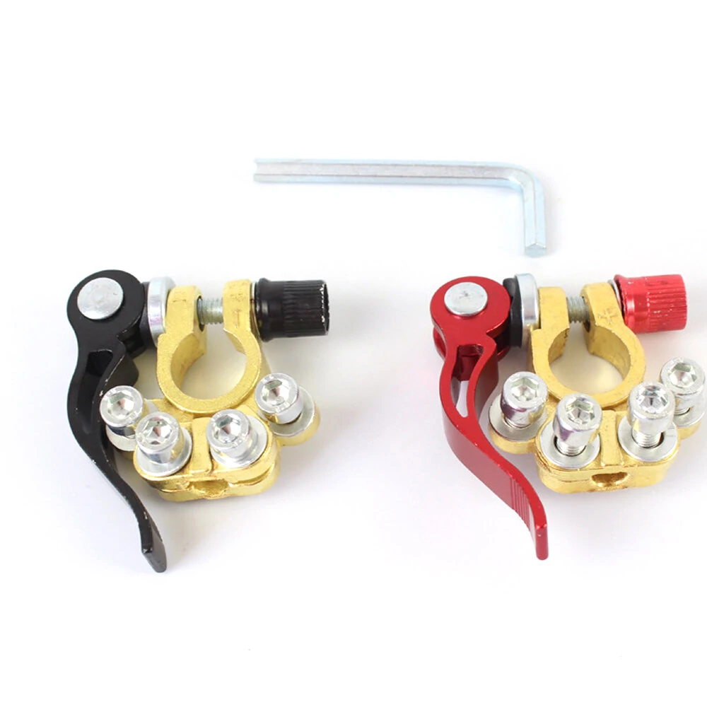 1 to 4 Quick Disconnect Car Cable  Terminal Connector Battery Post Clamp Terminal Screw Connection Truck Boat — view 3
