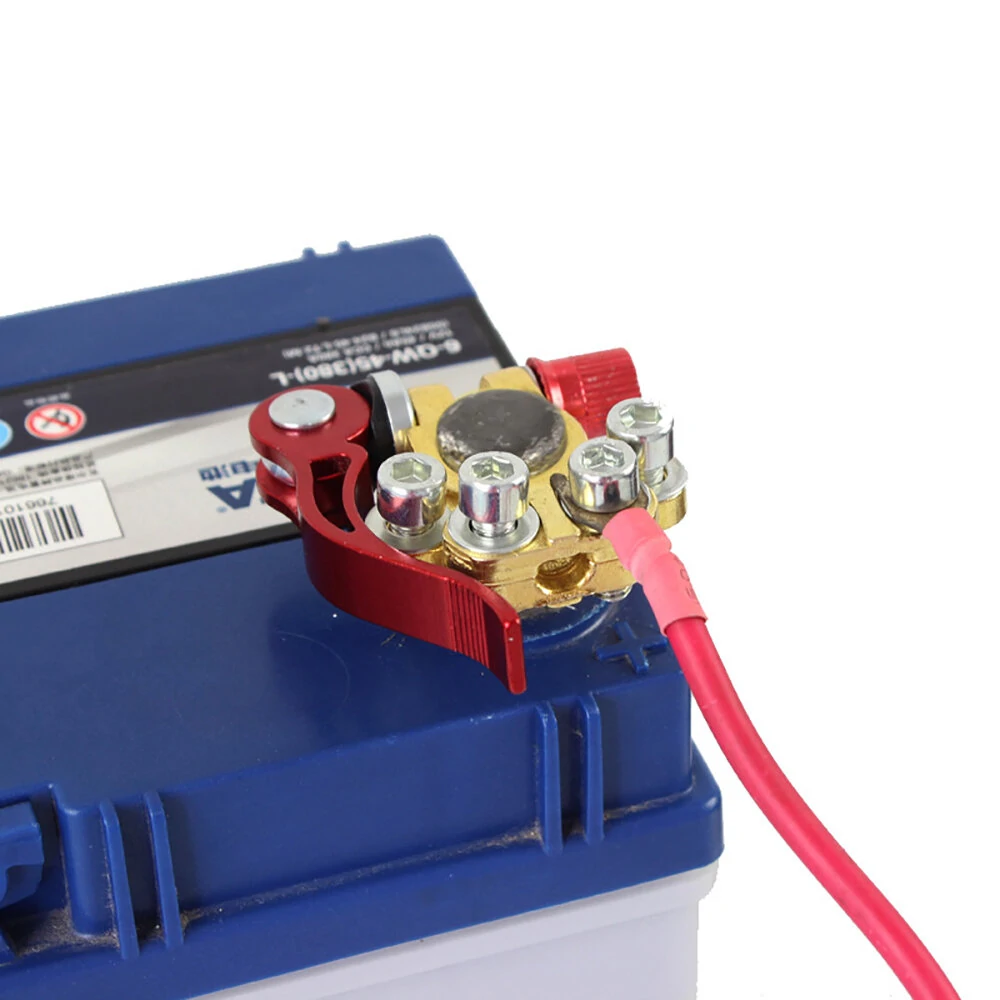 1 to 4 Quick Disconnect Car Cable  Terminal Connector Battery Post Clamp Terminal Screw Connection Truck Boat — view 4