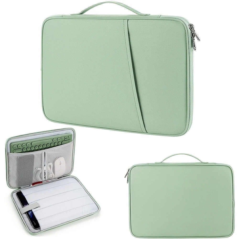 10.8''-13'' Laptop Storage Bag Portable Nylon Fabric Waterproof Dustproof Handbag Liner Bag Electronic Products Protective Carrying Case with Pocket