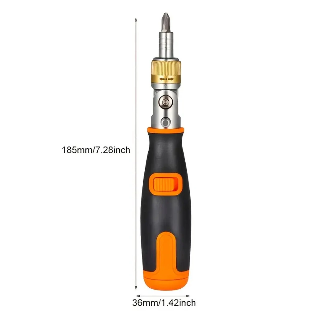 10 In 1 Hidden Batch Head Visseuse Multi-angle Ratchet Screwdriver Set Multi-function Screw Driver Kit — view 9