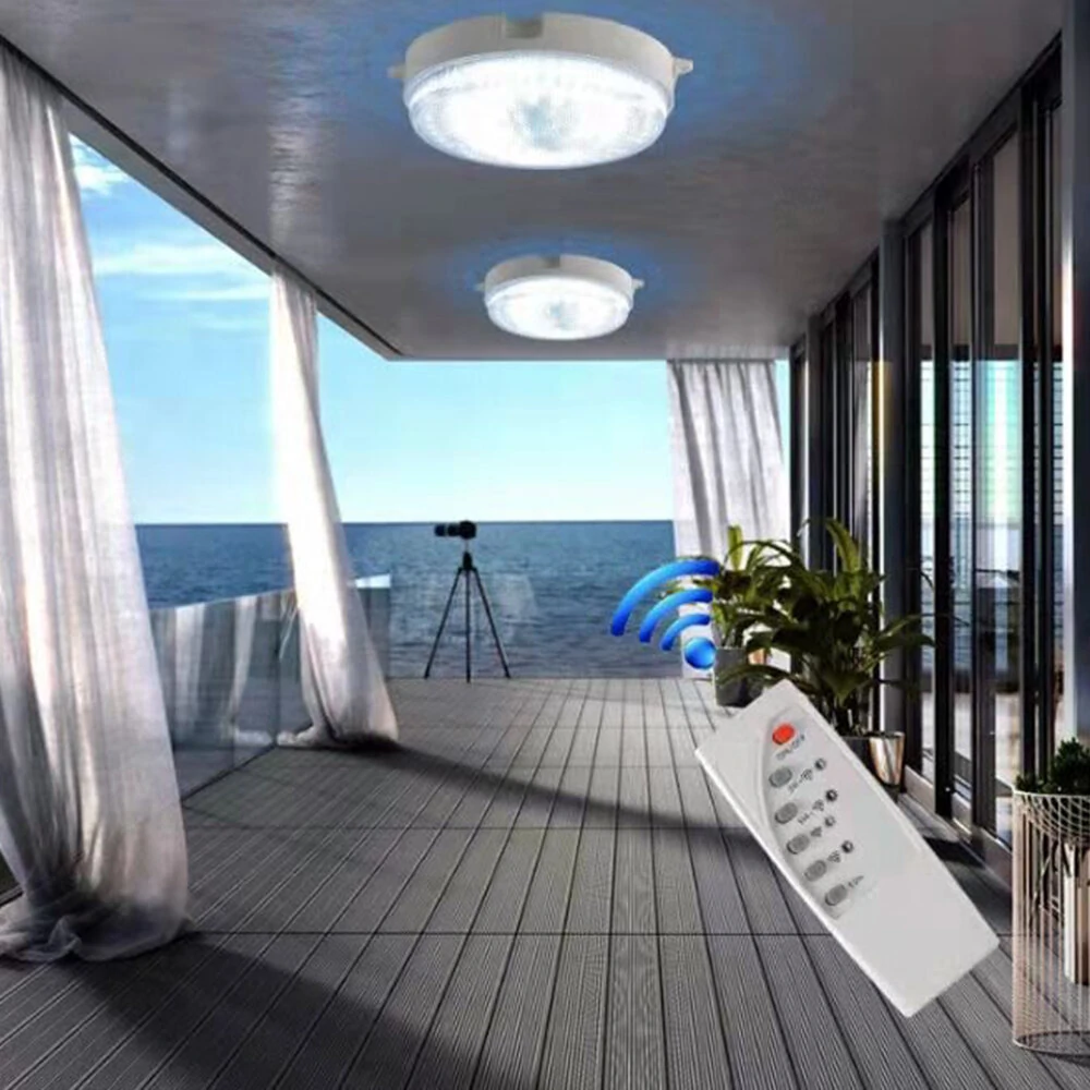 100/60W LED Solar Ceiling Light Pendant Light Outdoor Indoor Solar-Power Lamp With Line Corridor Light For Garden Decoration — view 2