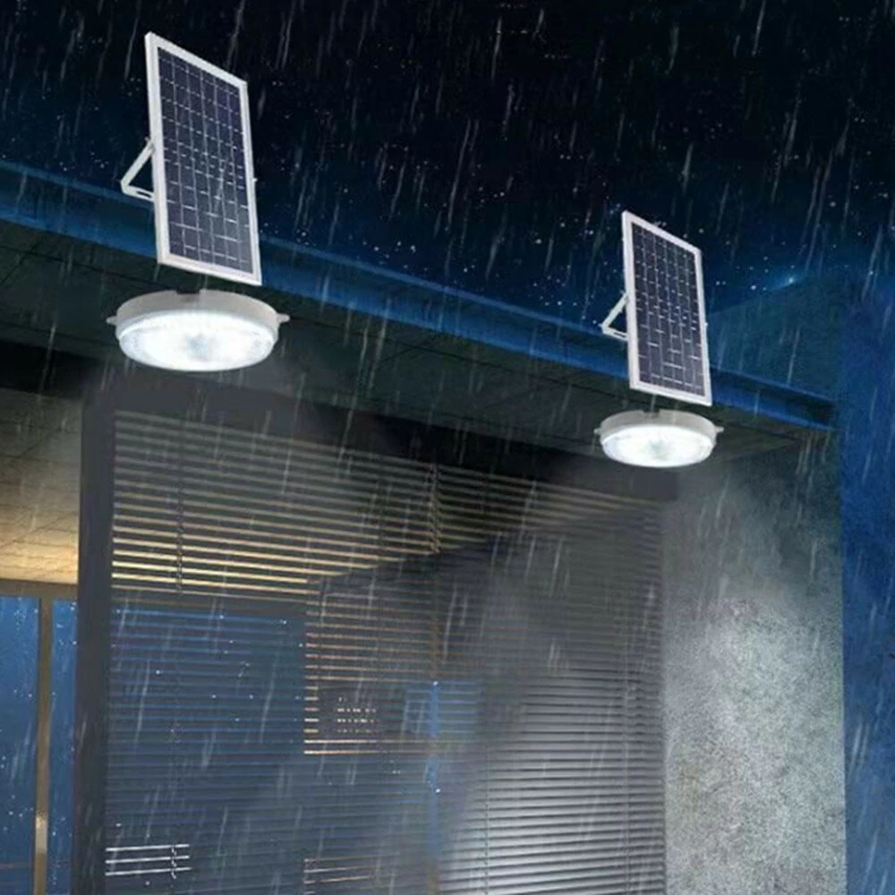 100/60W LED Solar Ceiling Light Pendant Light Outdoor Indoor Solar-Power Lamp With Line Corridor Light For Garden Decoration — view 3
