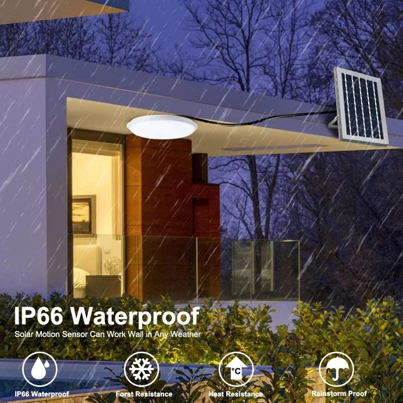 100/60W LED Solar Ceiling Light Pendant Light Outdoor Indoor Solar-Power Lamp With Line Corridor Light For Garden Decoration — view 5