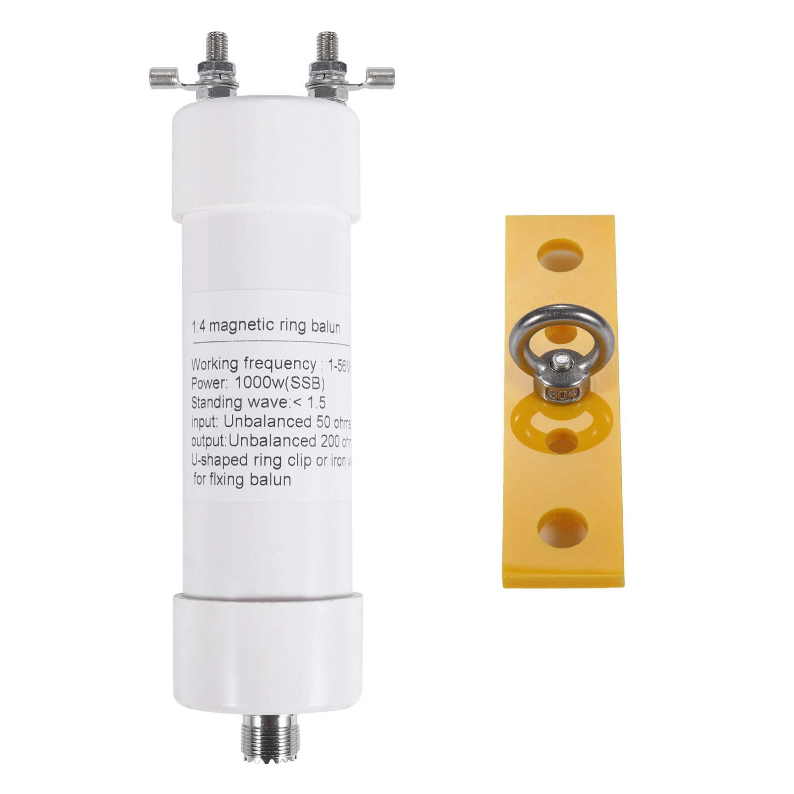 1000W High Power 1:4 Balun Winton Antenna Dedicated Unbalanced to Balanced 50 Ohm to 200 Ohm Shortwave — Pricio