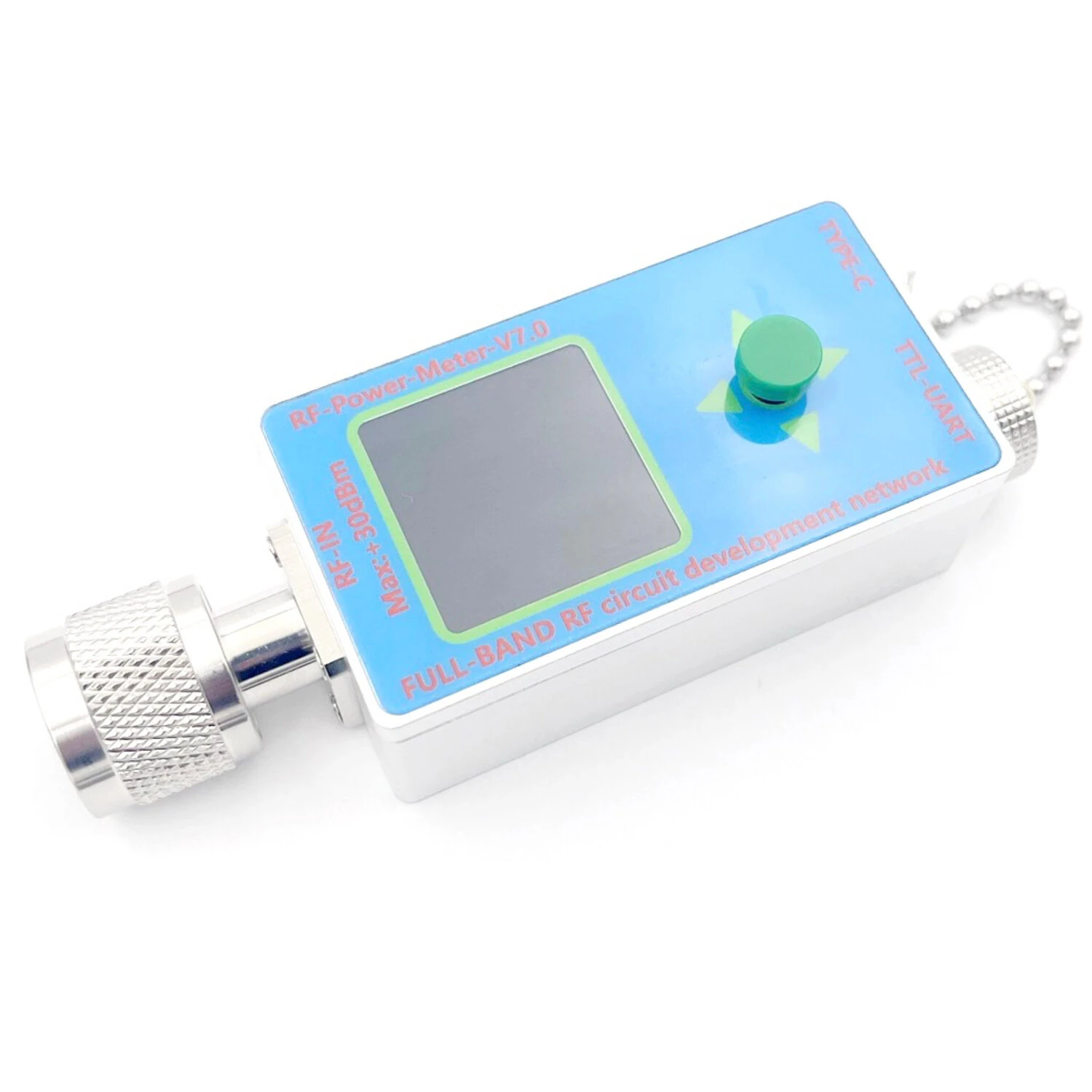 100K-10GHZ RF Power Meter V7 TYPE-C USB Communication Data Power TTL Serial Communication Software for Ham Radio Amplifier — view 4