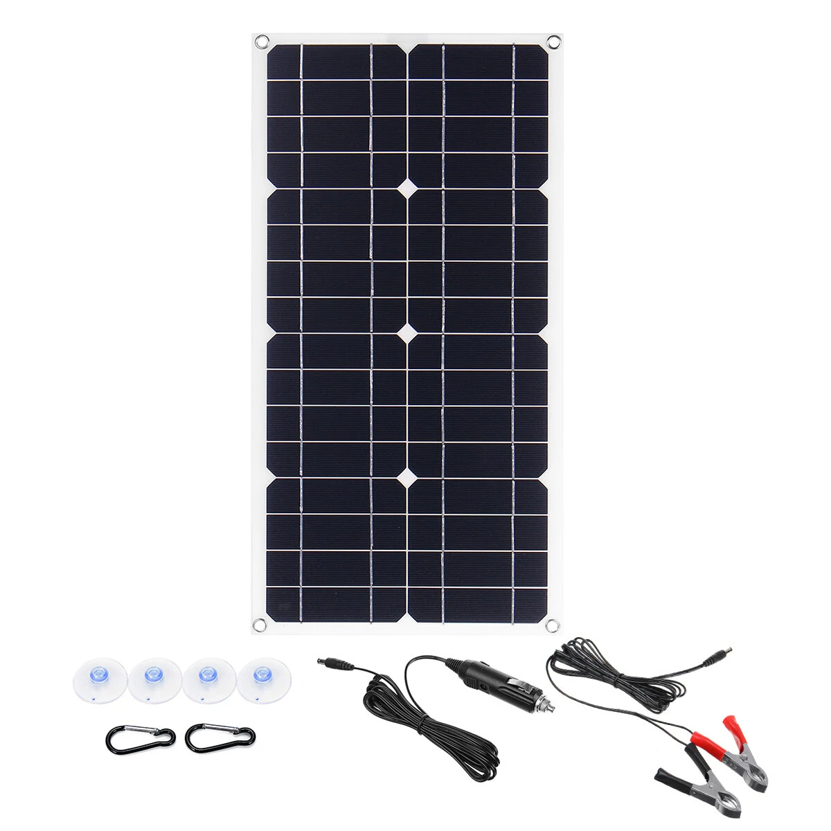 100W 18V Mono Solar Panel USB 12V/5V DC Monocrystalline Flexible Solar Charger For Car RV Boat Battery Charger Waterproof — Pricio
