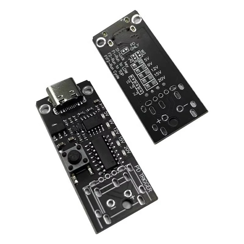 100W 5A Type-C Fast Charge Trigger Board Module PD/QC Decoy Board Fast Charge USB Type-C PD 2.0 3.0 Power Delivery Boost Module — view 5
