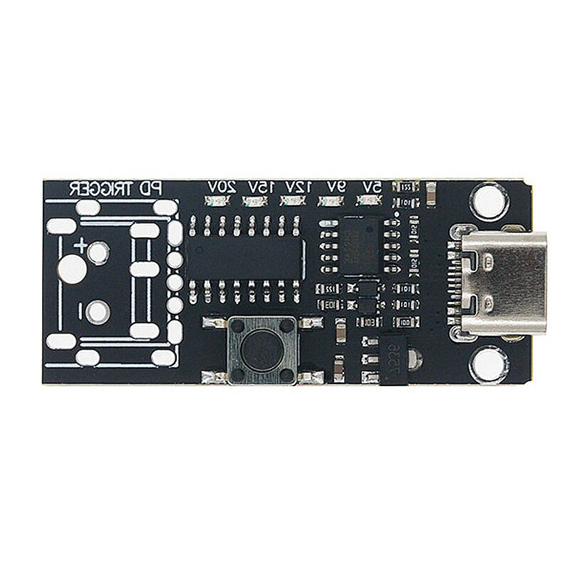 100W 5A Type-C Fast Charge Trigger Board Module PD/QC Decoy Board Fast Charge USB Type-C PD 2.0 3.0 Power Delivery Boost Module — view 7