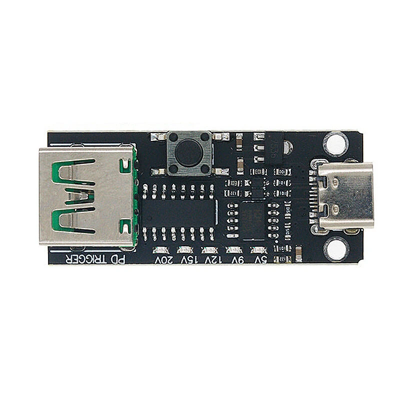 100W 5A Type-C Fast Charge Trigger Board Module PD/QC Decoy Board Fast Charge USB Type-C PD 2.0 3.0 Power Delivery Boost Module — view 8