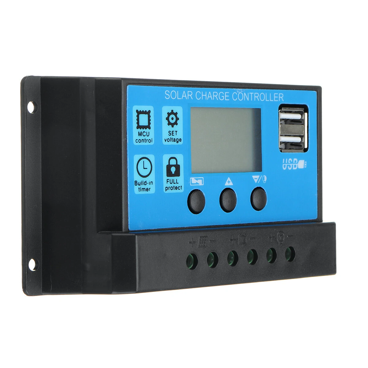 100W Solar Panel kit 12V battery Charger 10-100A LCD Controller For Caravan Van Boat — view 6