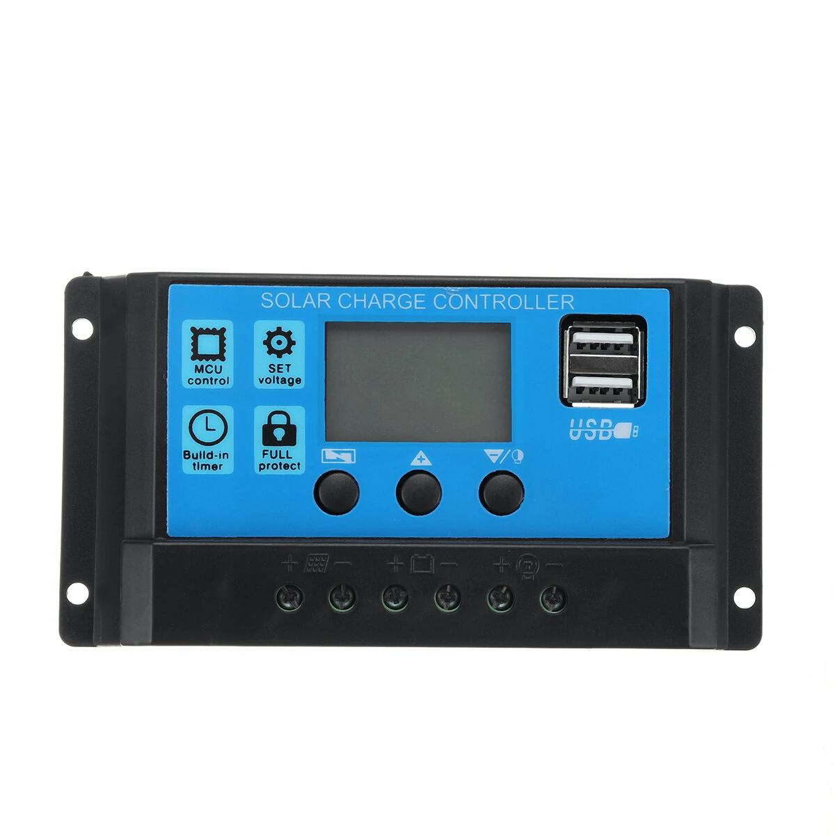 100W Solar Panel kit 12V battery Charger 10-100A LCD Controller For Caravan Van Boat — view 7