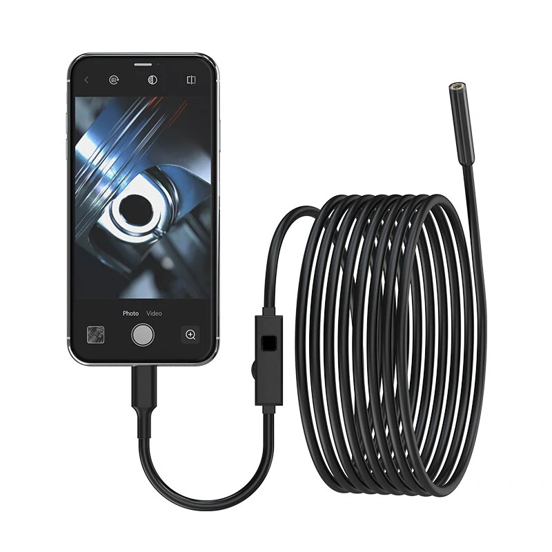 1080P 8mm Car Repair Equipment Tool Inspection Endoscope Camera with 5m Cable IP67 Waterproof 2.0 Megapixels — Pricio