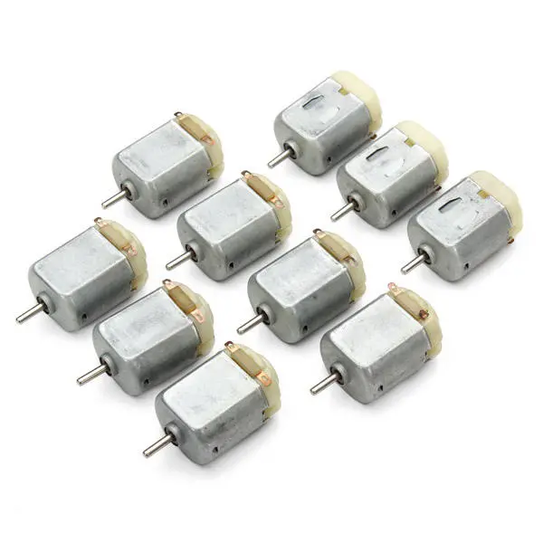 10Pcs 3V-6V 8000RPM Micro DC 130 Motor Geekcreit for Arduino - products that work with official Arduino boards — Pricio