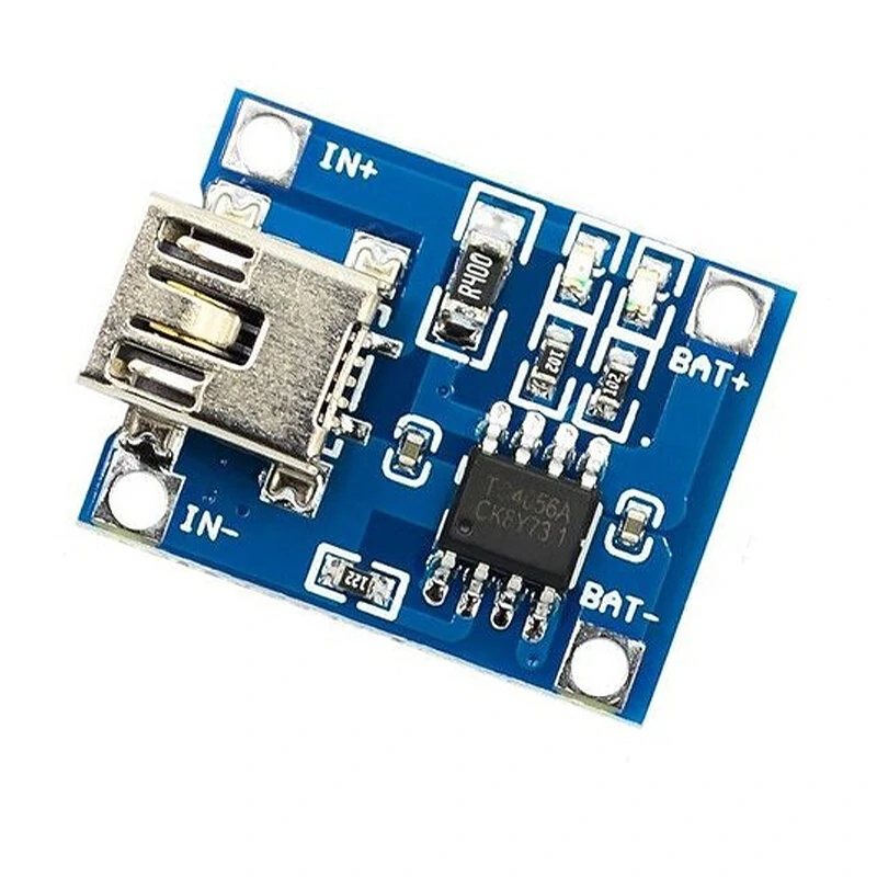 10pcs 5V 1A 18650 TP4056 Lithium Battery Charger Module Charging Board with Protection Dual Functions 1A Li-ion — view 2