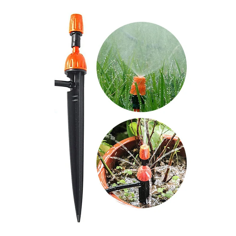 10pcs Adjustable Dripping Sprinkler Water Irrigation System Outdoor Cooling Greenhouse Planting Garden Flowering — Pricio