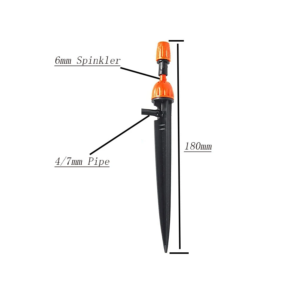 10pcs Adjustable Dripping Sprinkler Water Irrigation System Outdoor Cooling Greenhouse Planting Garden Flowering — view 6