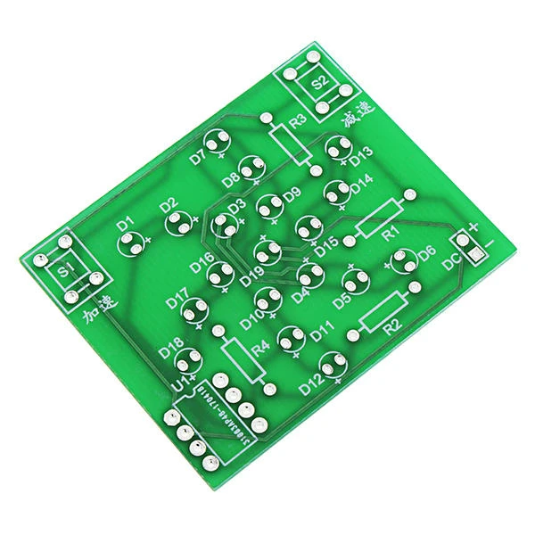 10pcs DC 5V DIY Electronic Windmill Training Kit Speed Adjustable MCU Course Des — view 5
