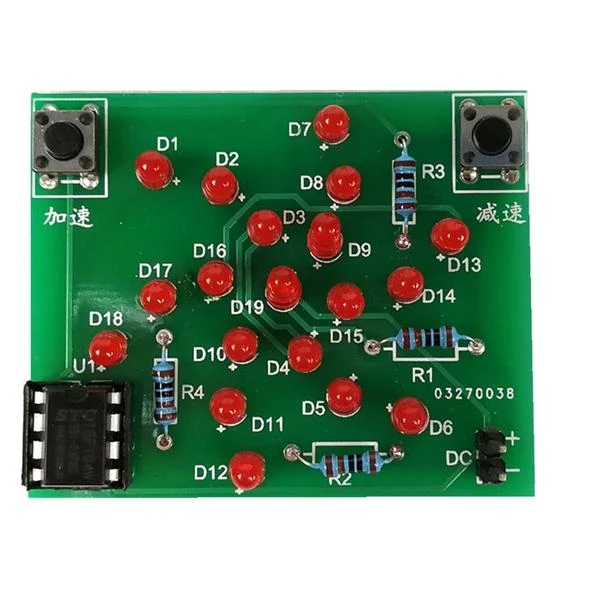 10pcs DC 5V DIY Electronic Windmill Training Kit Speed Adjustable MCU Course Des — view 9