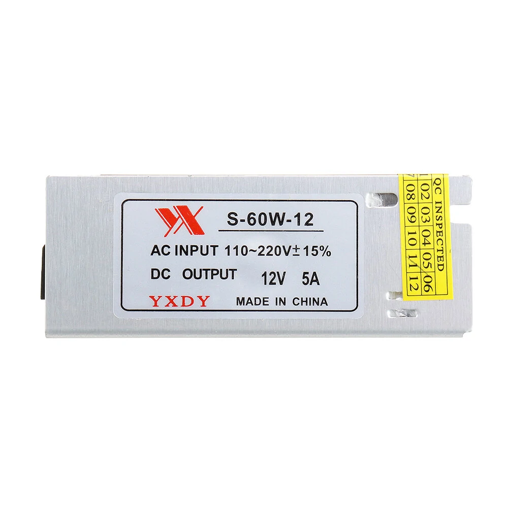 10pcs Geekcreit® AC 100-240V to DC 12V 5A 60W Switching Power Supply Module Driver Adapter LED Strip Light — view 7
