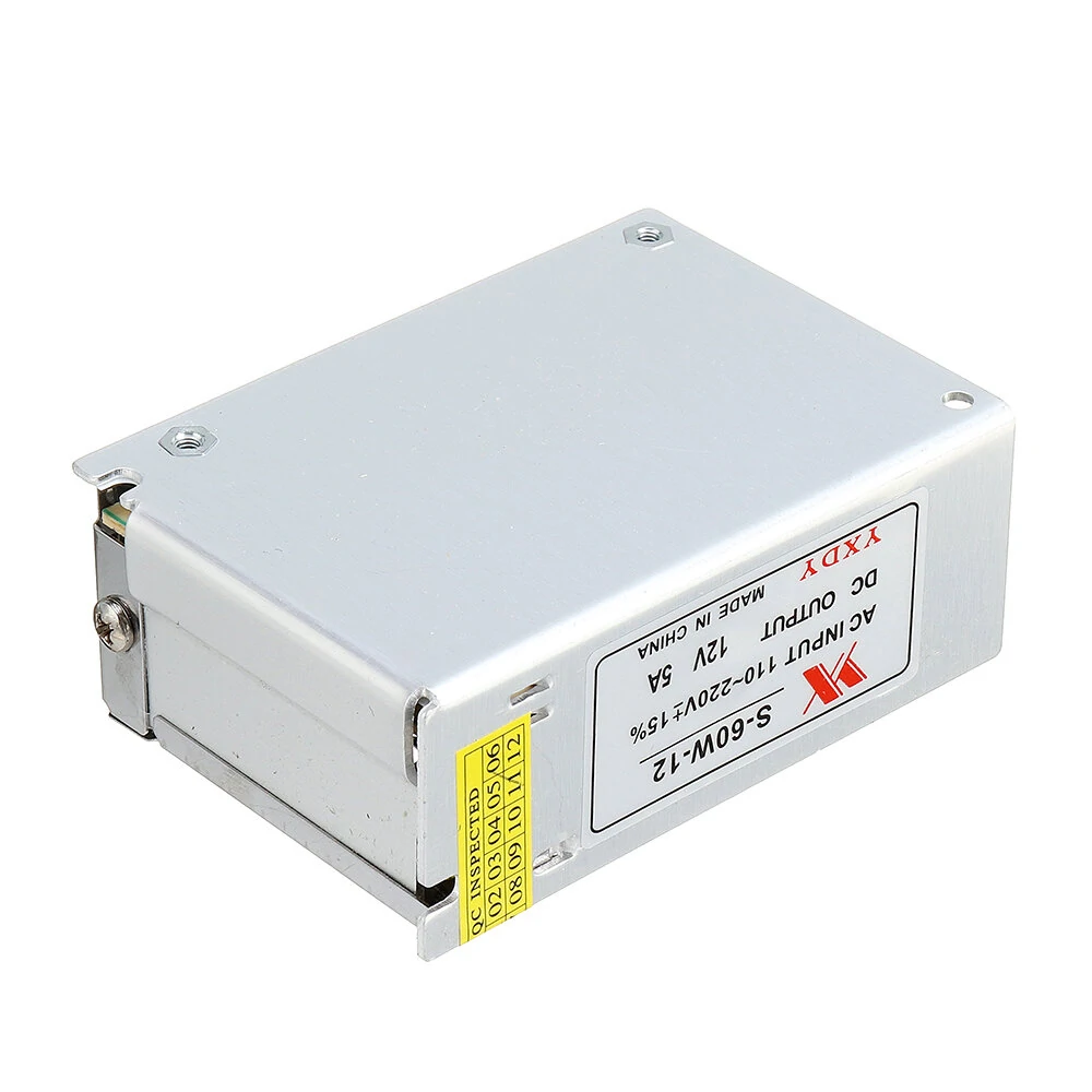 10pcs Geekcreit® AC 100-240V to DC 12V 5A 60W Switching Power Supply Module Driver Adapter LED Strip Light — view 9