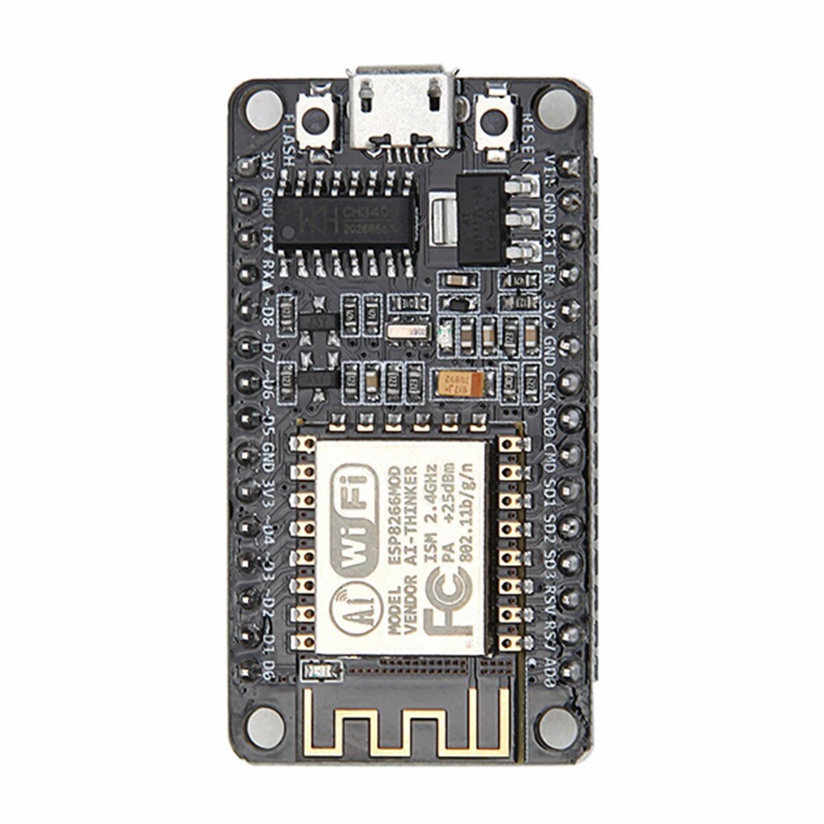 10pcs Geekcreit® NodeMcu Lua ESP8266 ESP-12F WIFI Development Board — view 5