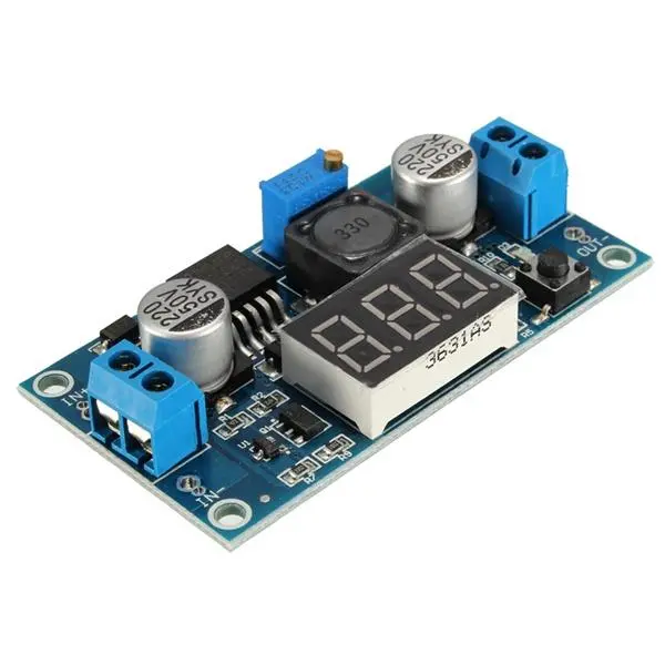 10Pcs LM2596 DC-DC Voltage Regulator Adjustable Step Down Power Supply Module With Display — Geekcreit