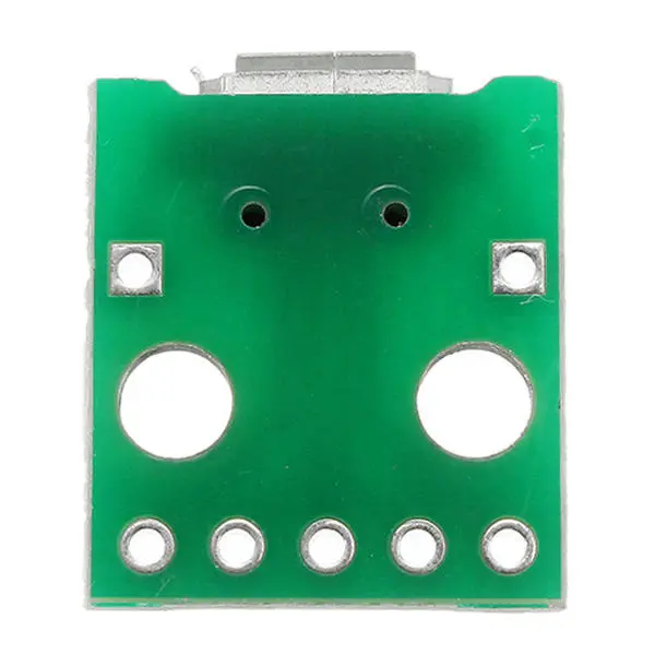 10pcs Micro USB To Dip Female Socket B Type Microphone 5P Patch To Dip 2.54mm Pin With Soldering Adapter Board — view 7