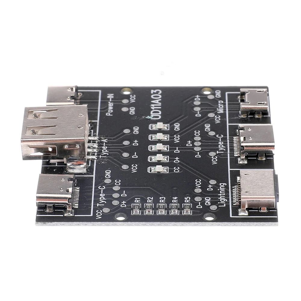 10Pcs Multifunction USB Cable Tester USB A to Type-c Micro Lighting Short Circuit On-Off Data Cable Test Tool — view 11