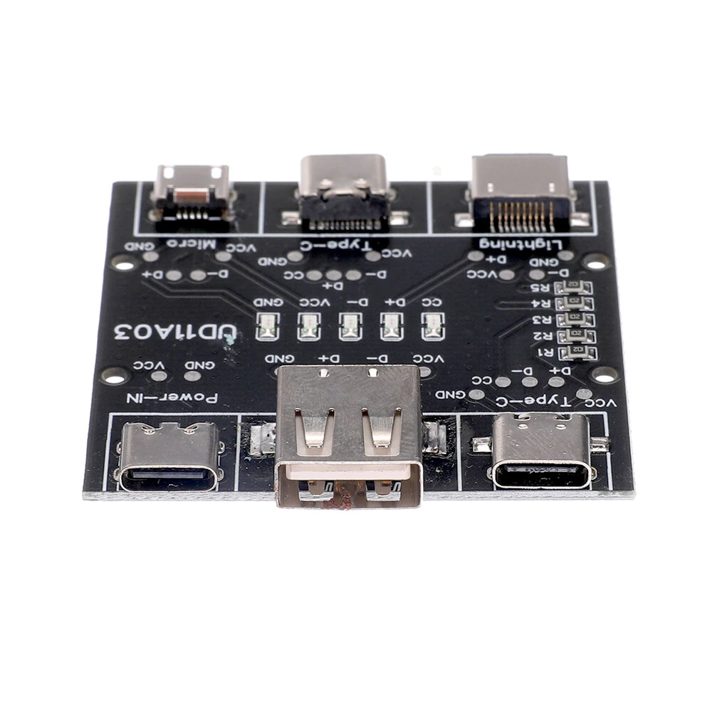 10Pcs Multifunction USB Cable Tester USB A to Type-c Micro Lighting Short Circuit On-Off Data Cable Test Tool — view 6
