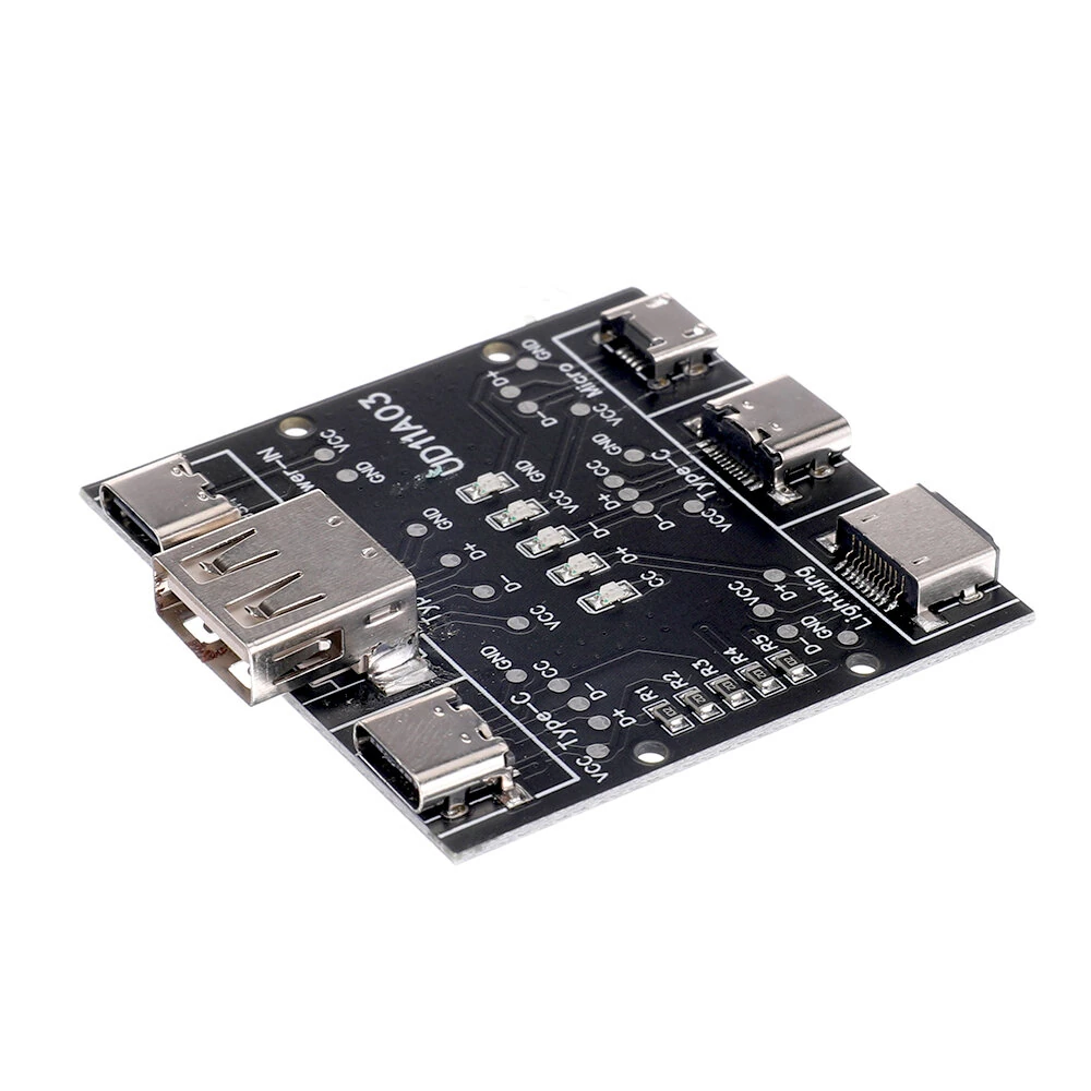 10Pcs Multifunction USB Cable Tester USB A to Type-c Micro Lighting Short Circuit On-Off Data Cable Test Tool — view 9