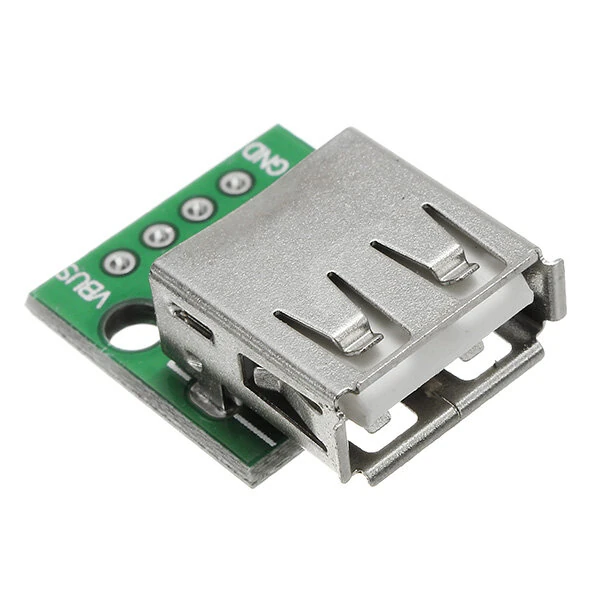 10Pcs USB 2.0 Female Head Socket To DIP 2.54mm Pin 4P Adapter Board — view 3