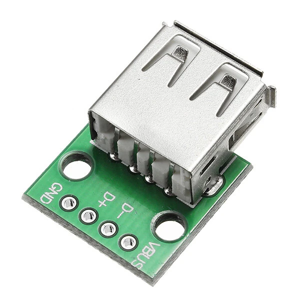 10Pcs USB 2.0 Female Head Socket To DIP 2.54mm Pin 4P Adapter Board — view 6