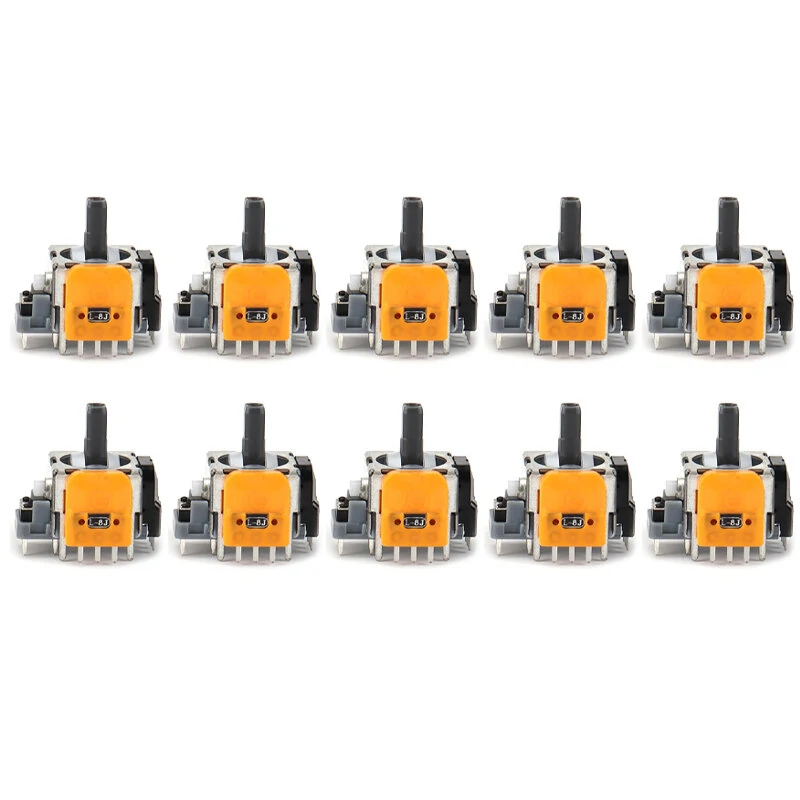 10Pcs/Pack Replacement Hall Effect Joystick 3D Analog Sensor ThumbStick for PS5/PS4/Xbox One Controller Repair Parts Accessory — view 6