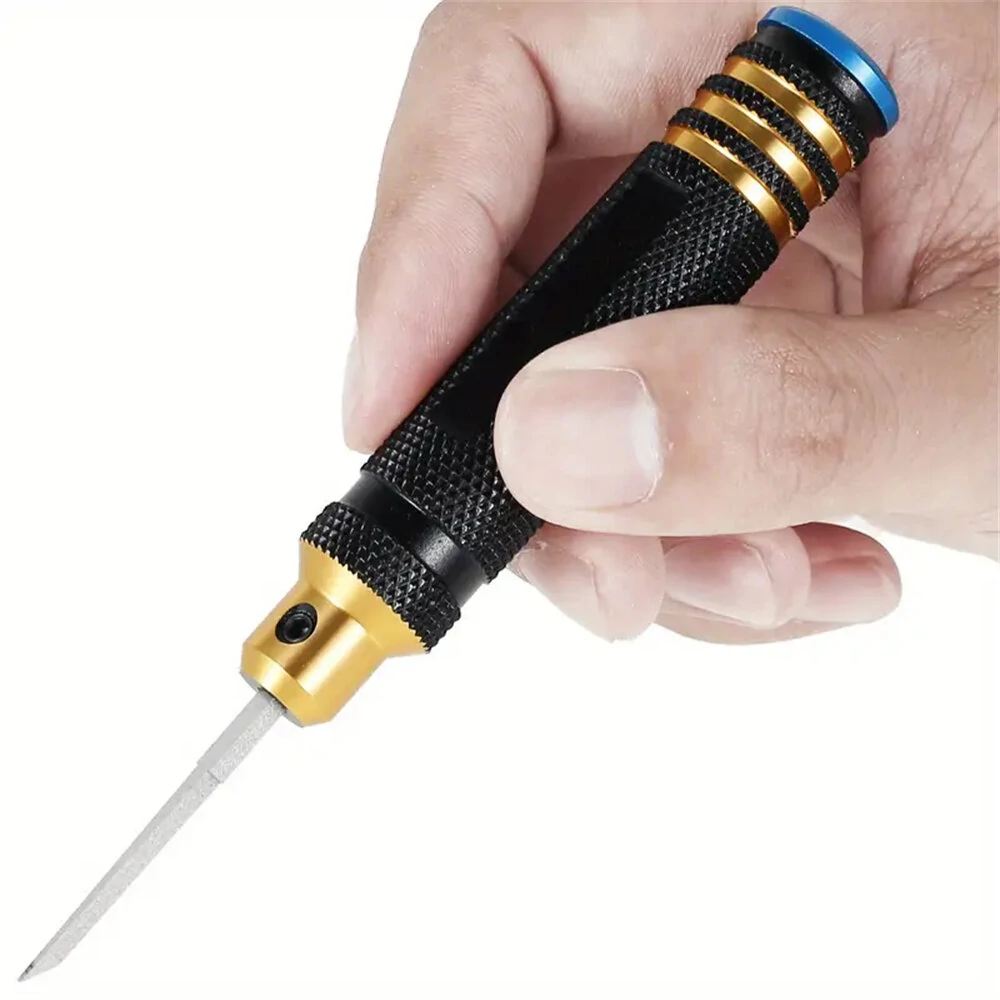 11PCS Model Chisel Sharp Wear Resistant Modeling Scriber Ergonomic Super Slim Hobby Cutting Tool Blades For Carving Engraving Cutting — view 2