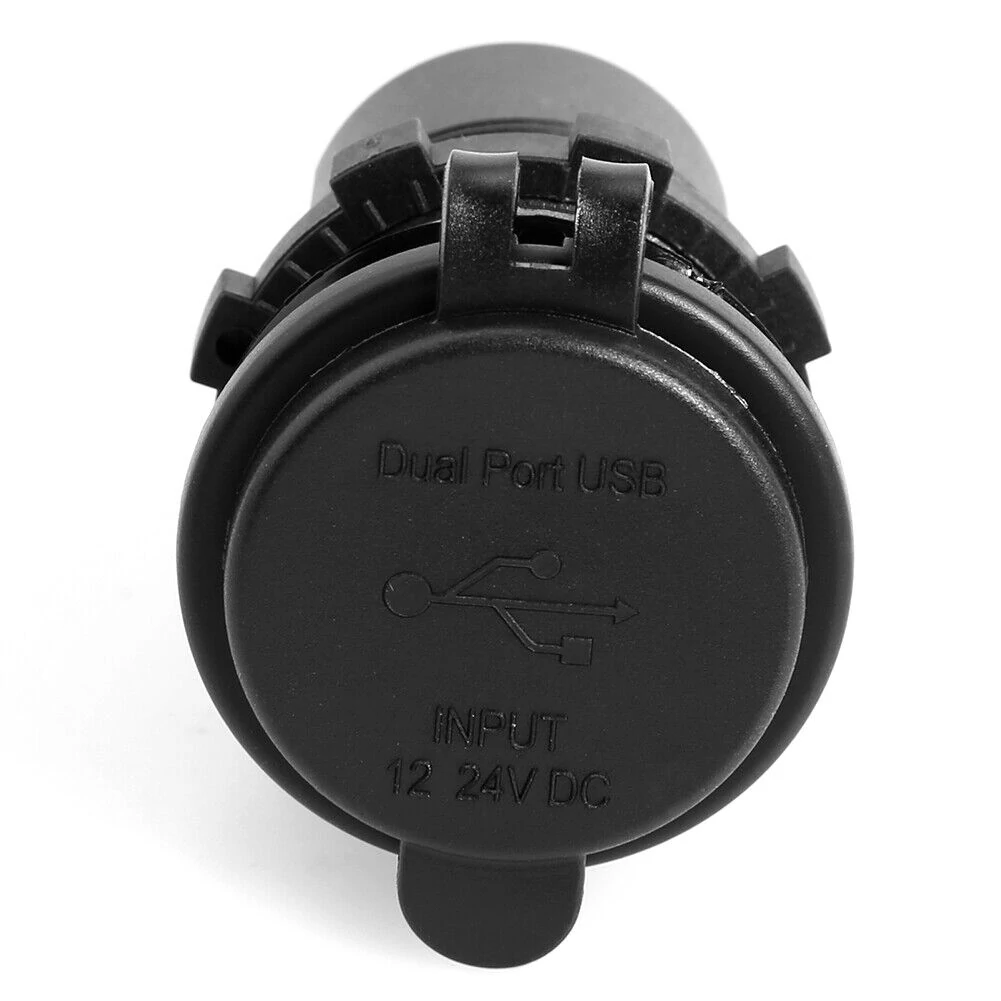 12-24V QC3.0 QC4.0 Dual USB Car Charger Socket Type C Quick Charge Waterproof for RV Yachts Motorcycles — view 7