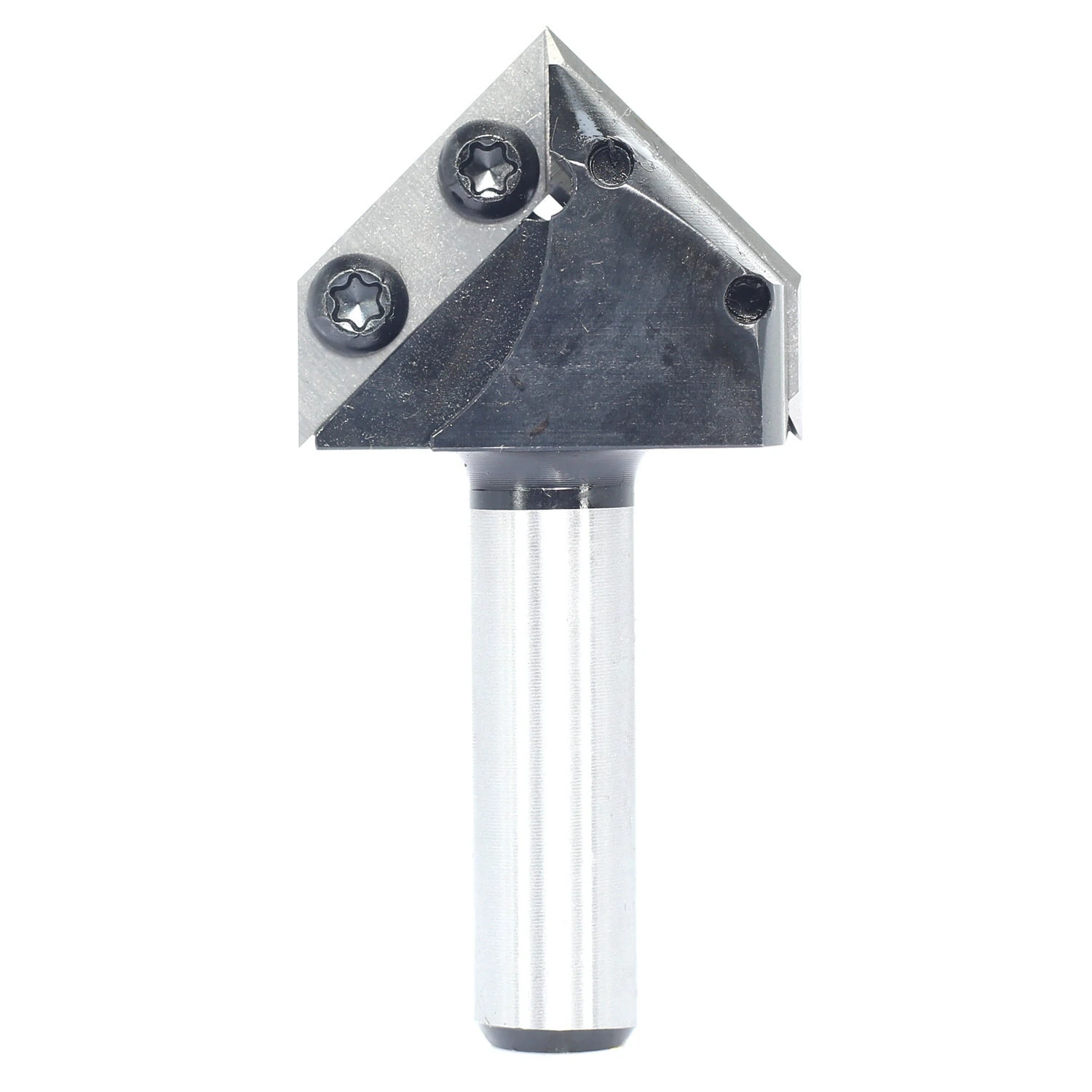 1/2 Inch 1/4 Inch 8mm Shank Dual Blades 90 Degree V-Groove Router Bit Carbide Insert Wood CNC Router Bit for Woodworking Engraving Carving — Pricio