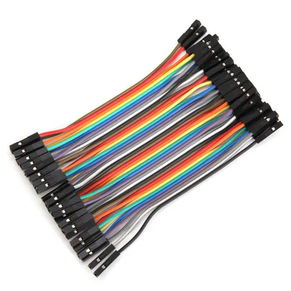 120pcs 10cm Female To Female Jumper Cable Dupont Wire For — Pricio