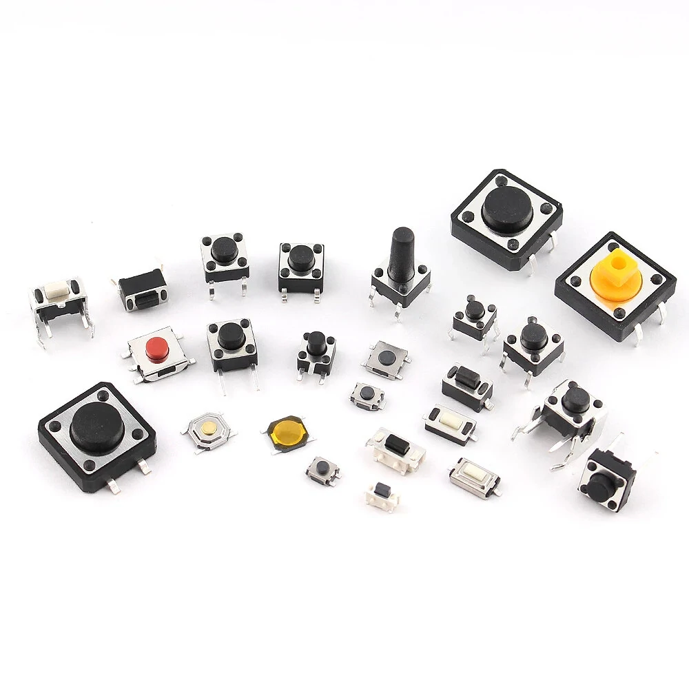 125pcs/Lot Touch Switch/Micro Switch /Push Buttons Switches 25 Types Assorted Kit 2*4/3*6/4*4/6*6 for DIY Tool Package — view 7