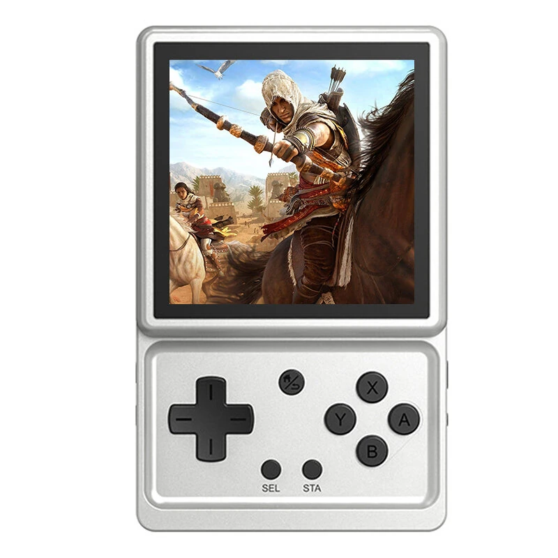 [128G] ANBERNIC RG Rotate 4000+ Games Handheld Game Console 3.5-inch Touchscreen T618 Octa Core Android 12 2000mAh Swivel Screen Built-in HiFi Stereo Speakers WiFi5&BT5.0 Retro Gaming Device — view 3