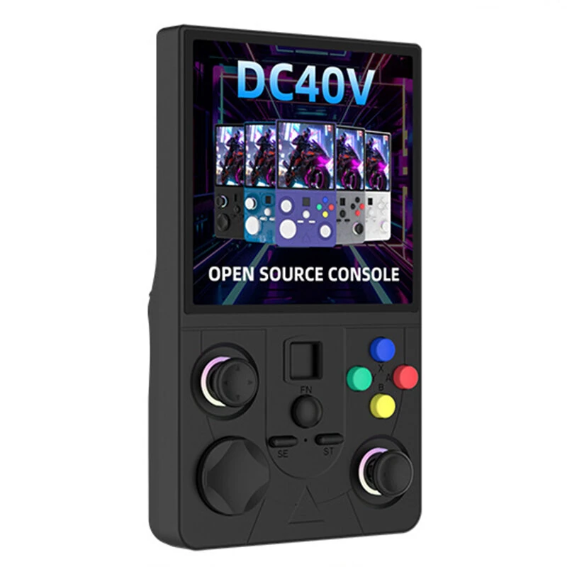 [128G]DC40V Open Source Retro WIFI Handheld Game Console 4000mAh 4.0-inch IPS Screen Quad-Core RK3326 Multiplayer Portable Pocket Video Player with Dual Replaceable Joysticks — Pricio